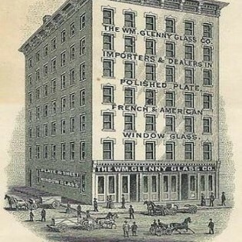 image of the original Glenny Glass factory